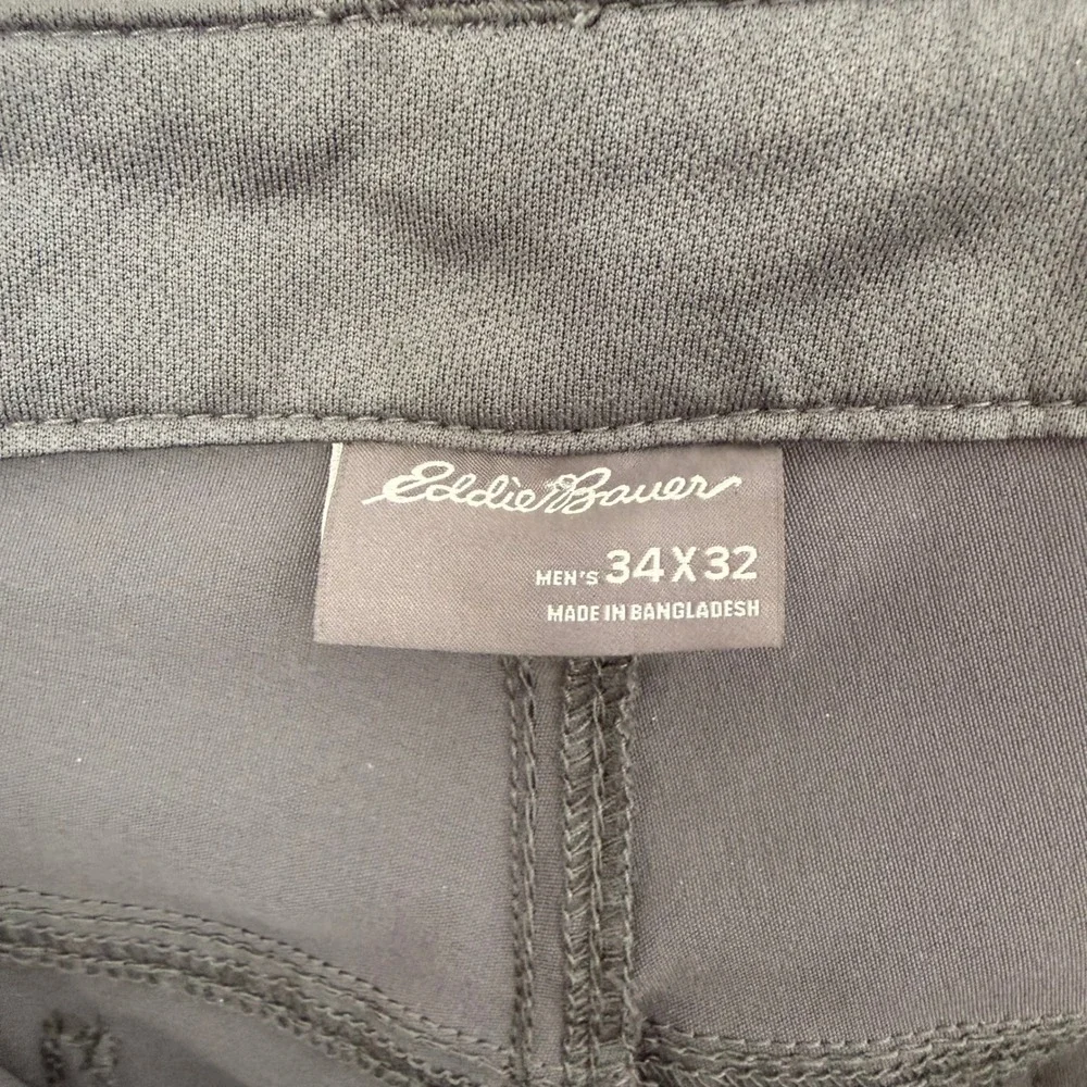 Eddie Bauer Hiking‎ Cargo Utility Pants (34x32) Gray Stretch Lightweight Flex